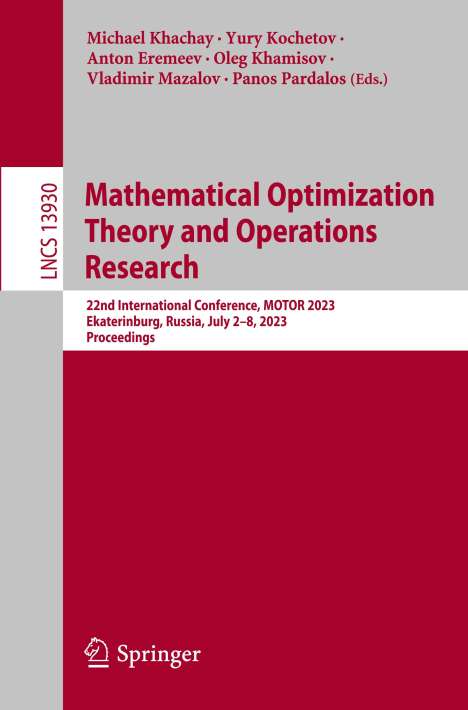 Mathematical Optimization Theory and Operations Research, Buch