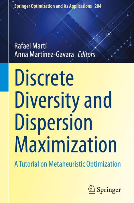 Discrete Diversity and Dispersion Maximization, Buch