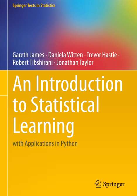 Gareth James: An Introduction to Statistical Learning, Buch