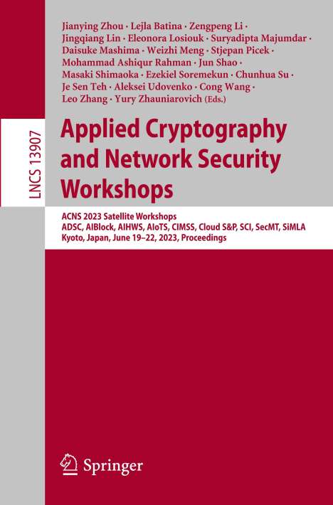 Applied Cryptography and Network Security Workshops, Buch