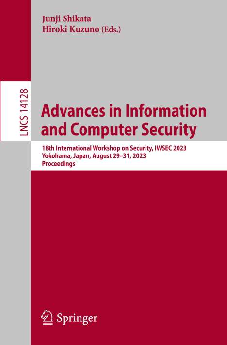 Advances in Information and Computer Security, Buch