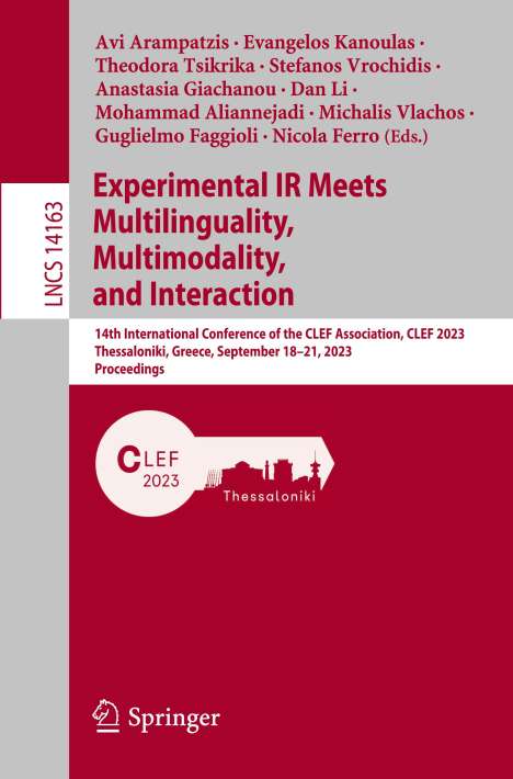 Experimental IR Meets Multilinguality, Multimodality, and Interaction, Buch