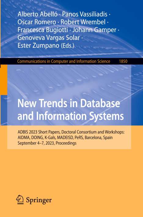 New Trends in Database and Information Systems, Buch