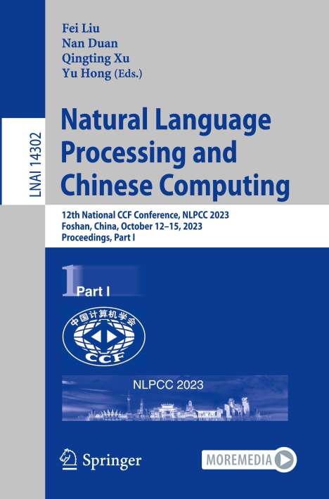 Natural Language Processing and Chinese Computing, Buch
