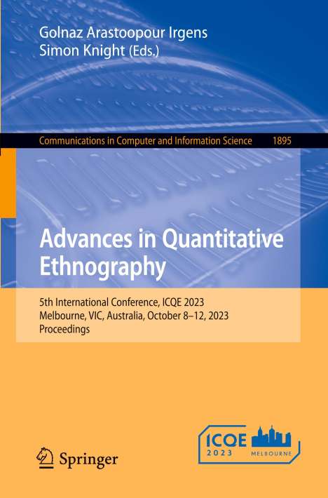 Advances in Quantitative Ethnography, Buch