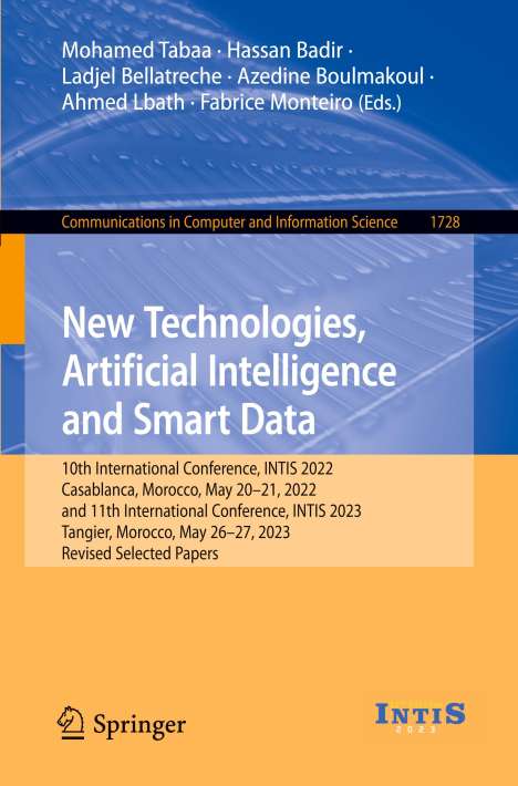 New Technologies, Artificial Intelligence and Smart Data, Buch