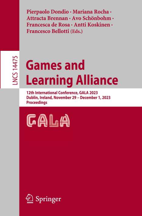 Games and Learning Alliance, Buch