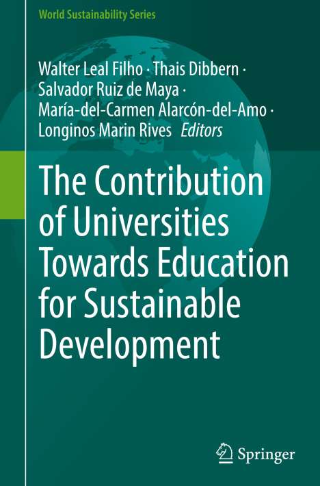 The Contribution of Universities Towards Education for Sustainable Development, Buch