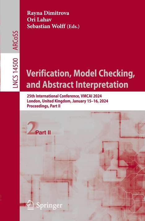 Verification, Model Checking, and Abstract Interpretation, Buch