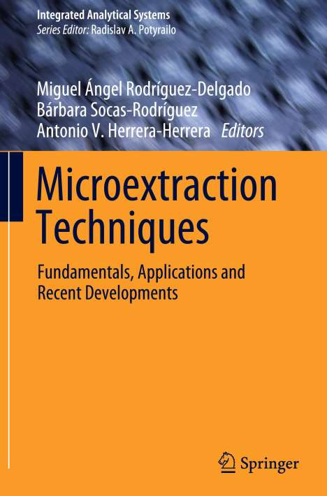 Microextraction Techniques, Buch