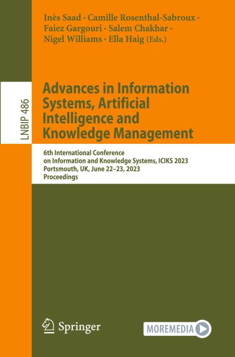 Advances in Information Systems, Artificial Intelligence and Knowledge Management, Buch