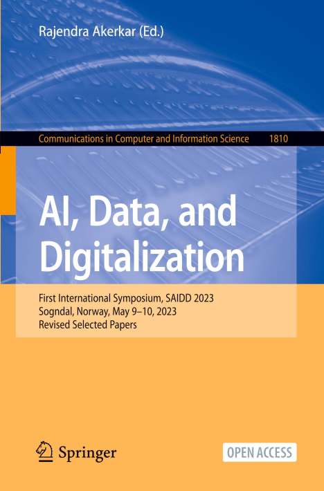 AI, Data, and Digitalization, Buch