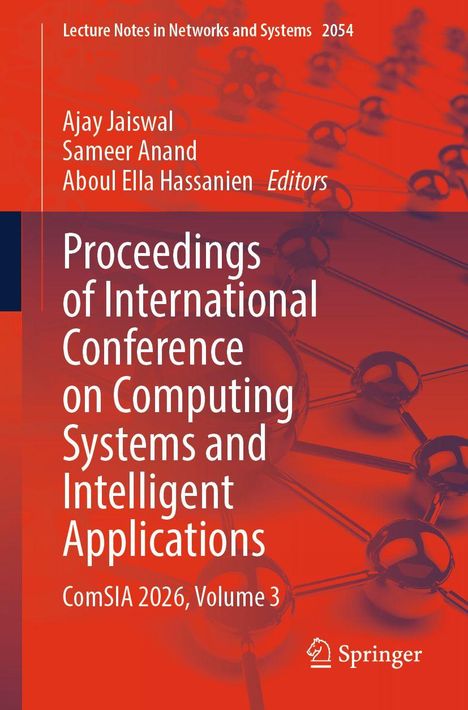 Titel: Proceedings of International Conference on Computing Systems and Intelligent Applications. Hintergrund: ein Muster aus verbundenen Kugeln.