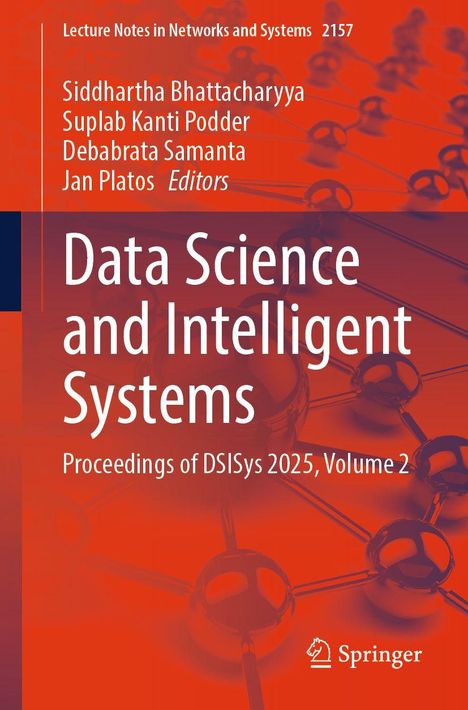"Buchtitel: Data Science and Intelligent Systems. Herausgeber: Siddhartha Bhattacharyya u.a. Verlag: Springer. Molekül-Hintergrund."