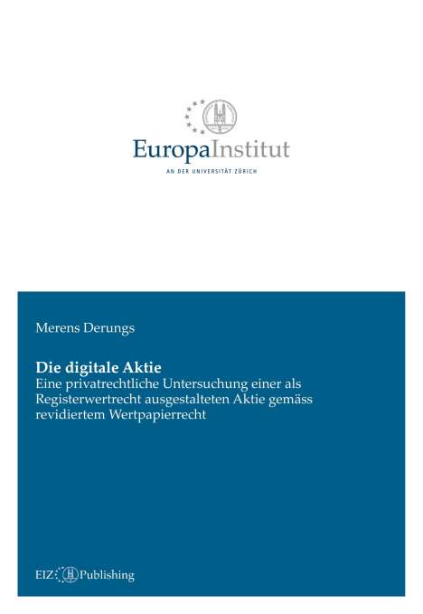 Merens Derungs: Die digitale Aktie, Buch