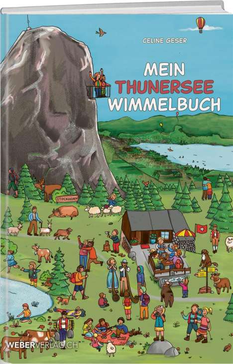 Celine Geser: Mein Thunersee Wimmelbuch, Buch