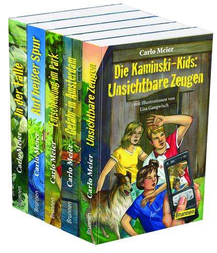 Carlo Meier: Die Kaminski-Kids - Paket 2. Band 6-10, 5 Bücher