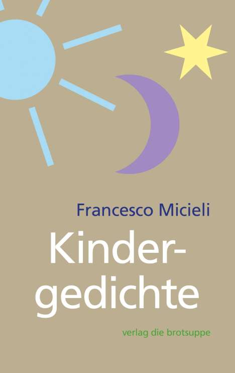 Francesco Micieli: Micieli, F: Kindergedichte, Buch
