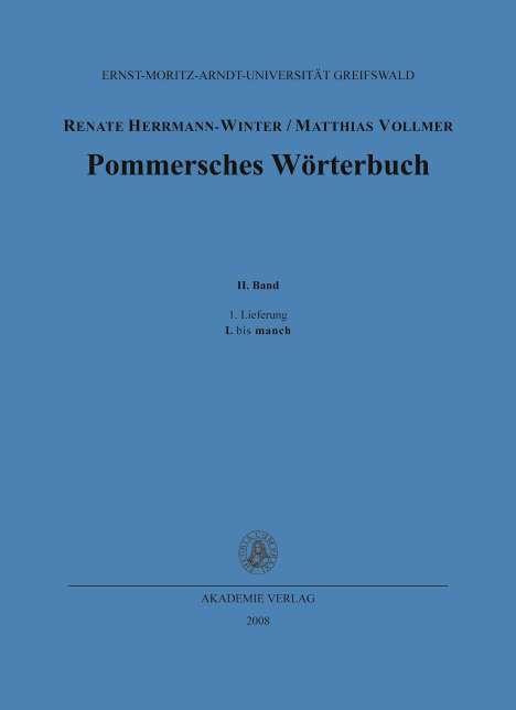 Matthias Vollmer: L bis manch, Buch