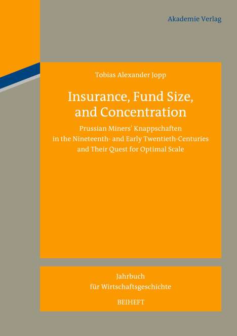 Tobias Alexander Jopp: Insurance, Fund Size, and Concentration, Buch