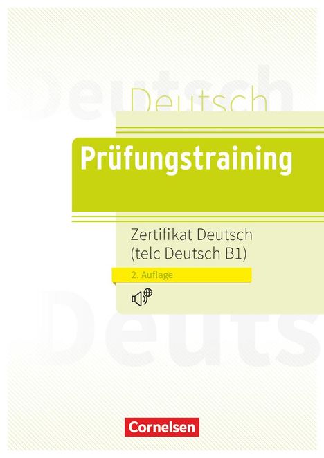 Dieter Maenner: Prüfungstraining DaF B1. Zertifikat Deutsch / telc Deutsch mit Audio-CD, Buch