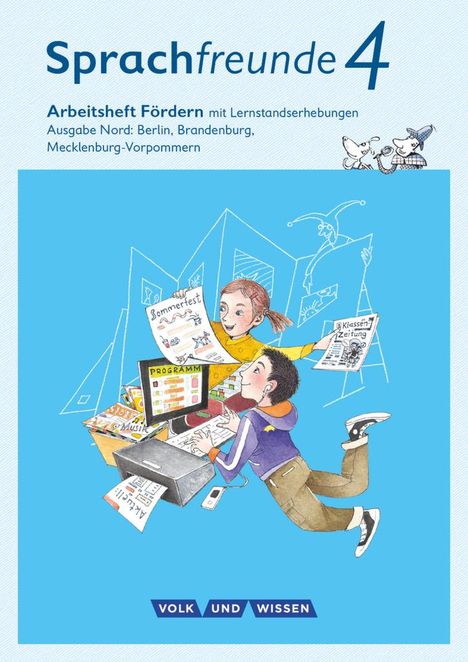 Katrin Junghänel: Sprachfreunde 4. Schuljahr - Ausgabe Nord (Berlin, Brandenburg, Mecklenburg-Vorpommern) - Fördern, Buch