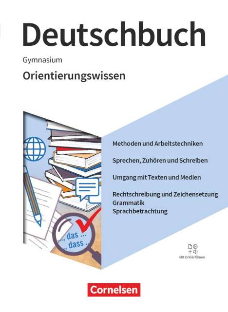 Deutschbuch Gymnasium 5.-10. Schuljahr. Zu den Ausgaben Allgemeine Ausgabe, Niedersachsen - Orientierungswissen - Schulbuch, Buch