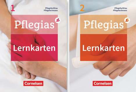 Susan Hirschfelder: Pflegias - Generalistische Pflegeausbildung - Zu allen Bänden: Lernkarten zu Pflegias Band 1 und Band 2 -, Diverse