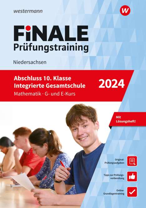 Julia Hartmann: FiNALE Prüfungstraining Abschluss Integrierte Gesamtschule Niedersachsen. Mathematik 2024, 1 Buch und 1 Diverse