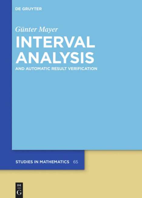 Günter Mayer: Interval Analysis, Buch