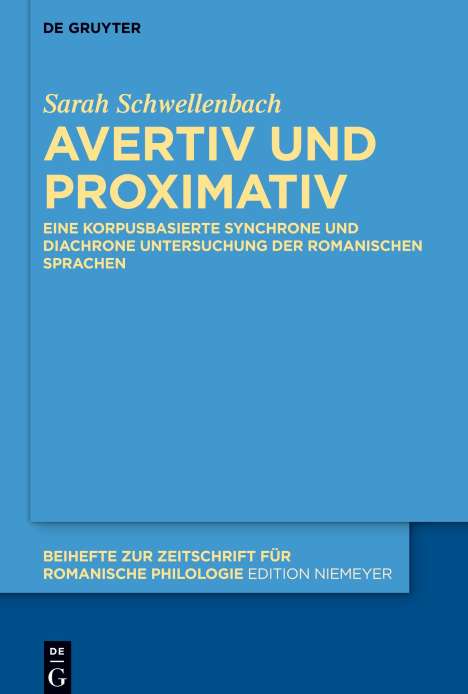 Sarah Schwellenbach: Avertiv und Proximativ, Buch