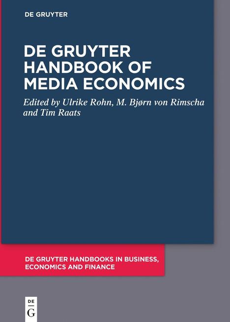 De Gruyter Handbook of Media Economics, Buch