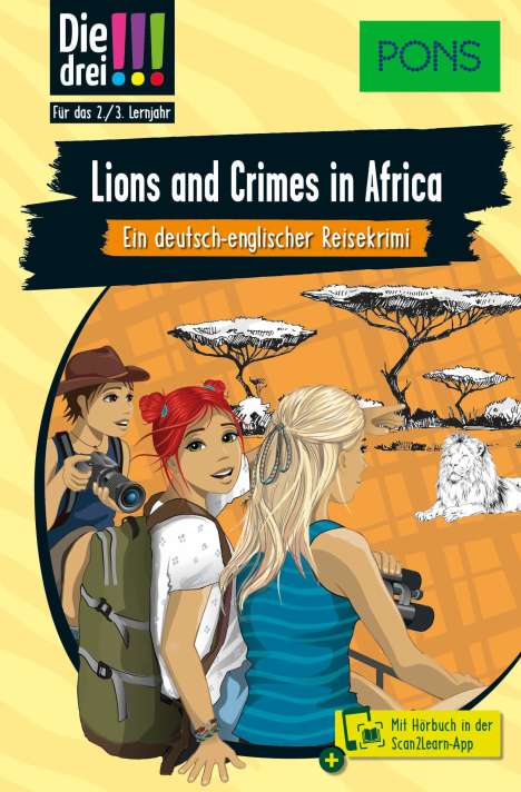 Kirsten Vogel: PONS Die Drei !!! Lions and Crimes in Africa, Buch