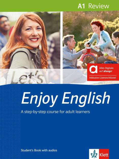 Let's Enjoy English A1 Review - Hybrid Edition allango, 1 Buch und 1 Diverse