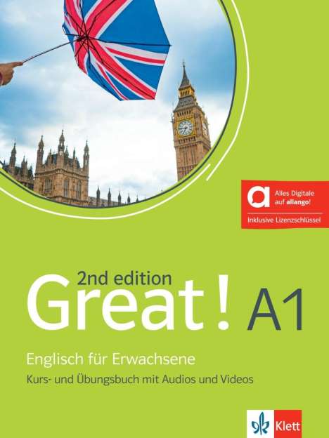 Great! A1, 2nd edition. Kurs- und Übungsbuch mit Audio, 1 Buch und 1 Diverse