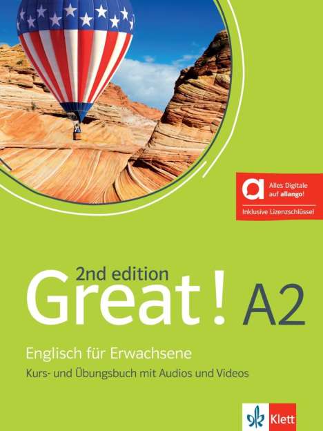 Great! A2, 2nd edition - Hybride Ausgabe allango, 1 Buch und 1 Diverse