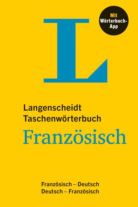 Langenscheidt Taschenwörterbuch Französisch, 1 Buch und 1 Diverse