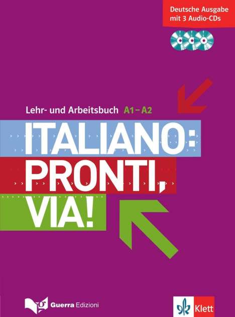 Italiano: Pronti, via/Lehr- u. Arbeitsbuch/m. 3 CDs/A1-A2, Buch
