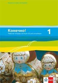 Konetschno! Band 1. Russisch als 2. Fremdsprache. Arbeitsheft, 1 Buch und 1 Diverse