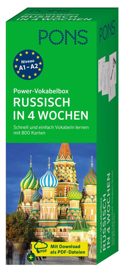 PONS Power-Vokabelbox Russisch in 4 Wochen, Buch