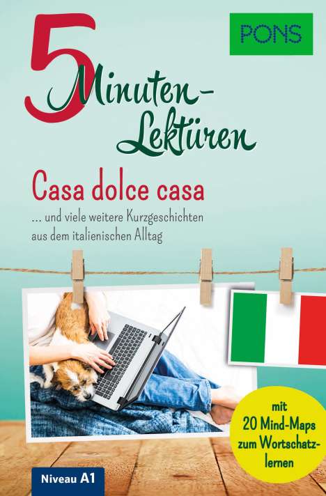 PONS 5-Minuten-Lektüren Italienisch A1 - Casa dolce casa, Buch