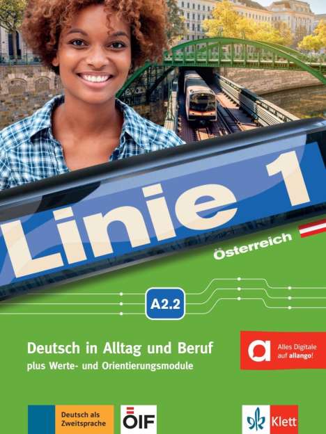 Stefanie Dengler: Linie 1 Österreich A2.2. Kurs- und Übungsbuch mit DVD-ROM, Buch