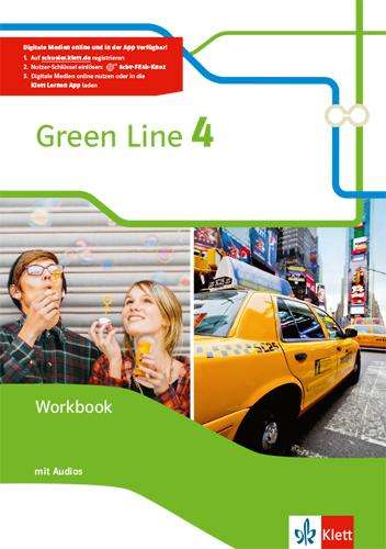 Green Line 4. Workbook mit Audios Klasse 8, 1 Buch und 1 Diverse