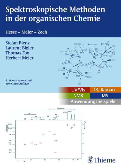 Stefan Bienz: Spektroskopische Methoden in der organischen Chemie, Buch