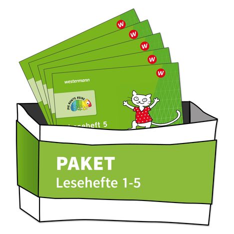 DIE BUNTE REIHE - Deutsch 1 - 5. Paket:Lesehefte, Buch