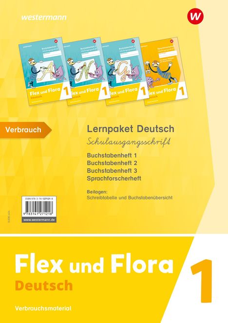 Flex und Flora. Lernpaket Deutsch 1 (Schulausgangsschrift) Verbrauchsmaterial, Buch