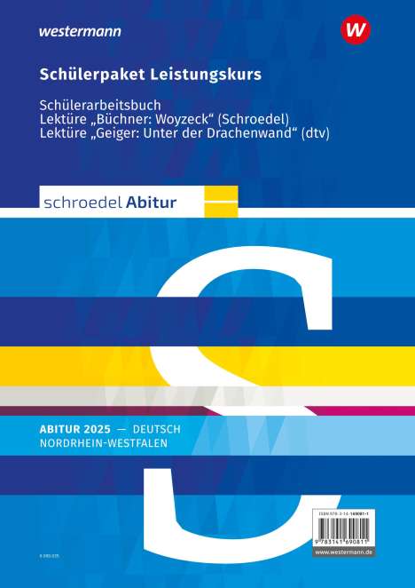 Schroedel Abitur. Deutsch Leistungkurs. Ausgabe für Nordrhein-Westfalen 2025, Buch