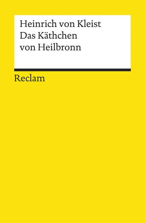 Heinrich von Kleist: Das Käthchen von Heilbronn, Buch