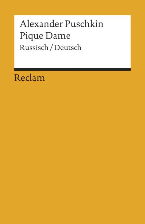 Alexander S. Puschkin: Pique Dame, Buch