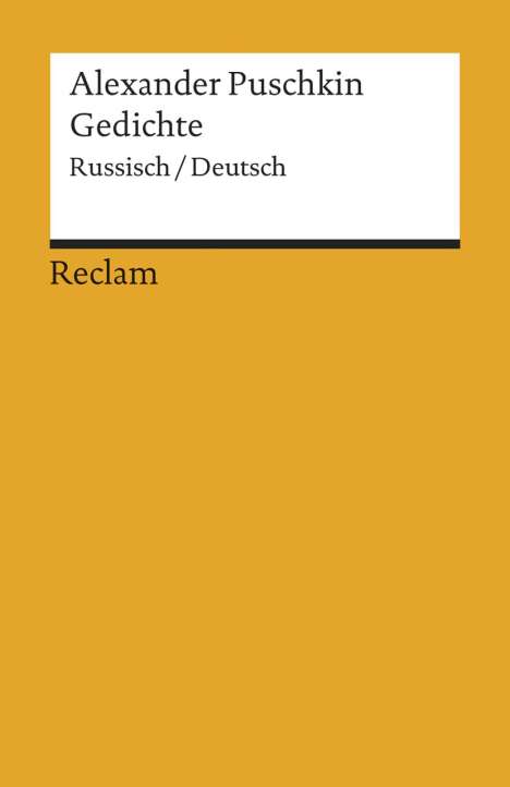 Alexander S. Puschkin: Gedichte, Buch